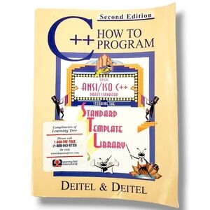 C++ How to Program by Harvey Deitel & Paul Deitel (1998, Paperback) Second Editi